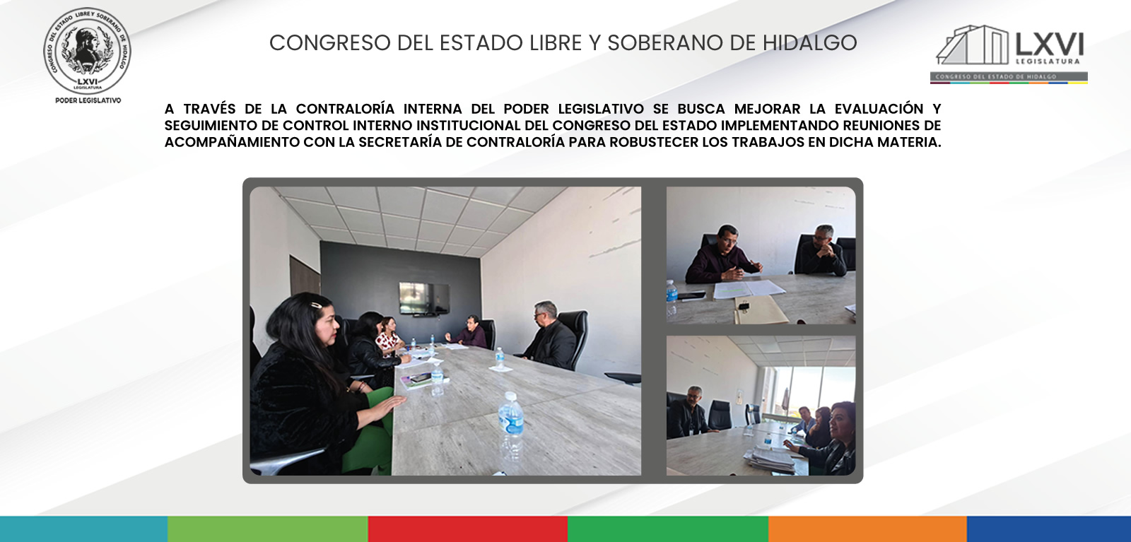 Banner sobre reuniones de acompañamiento con la Secretaría de Contraloría