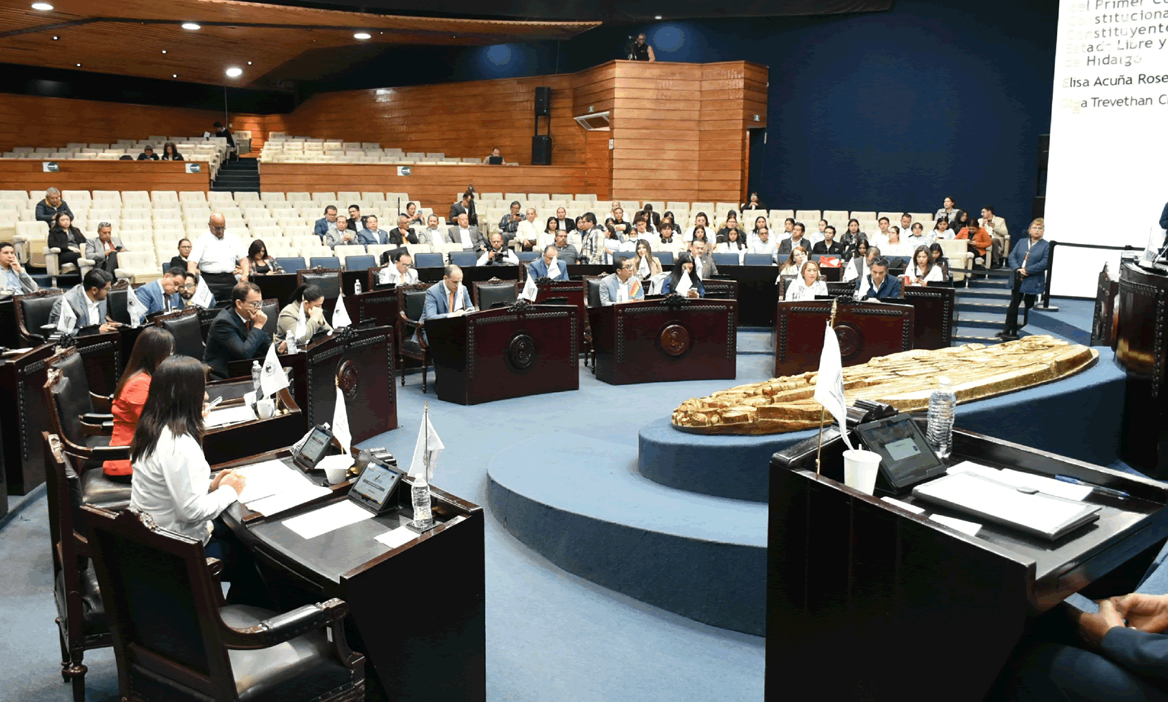 imagen que te permite ver a los Diputados en Sesión