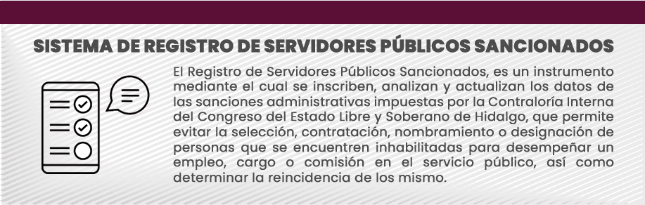 imagen que describe el Sistema de Registro de Servidores Públicos Sancionados